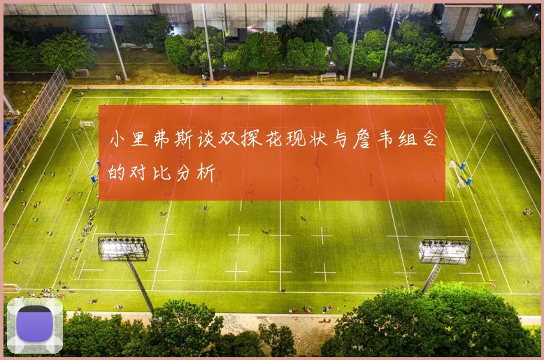 小里弗斯谈双探花现状与詹韦组合的对比分析